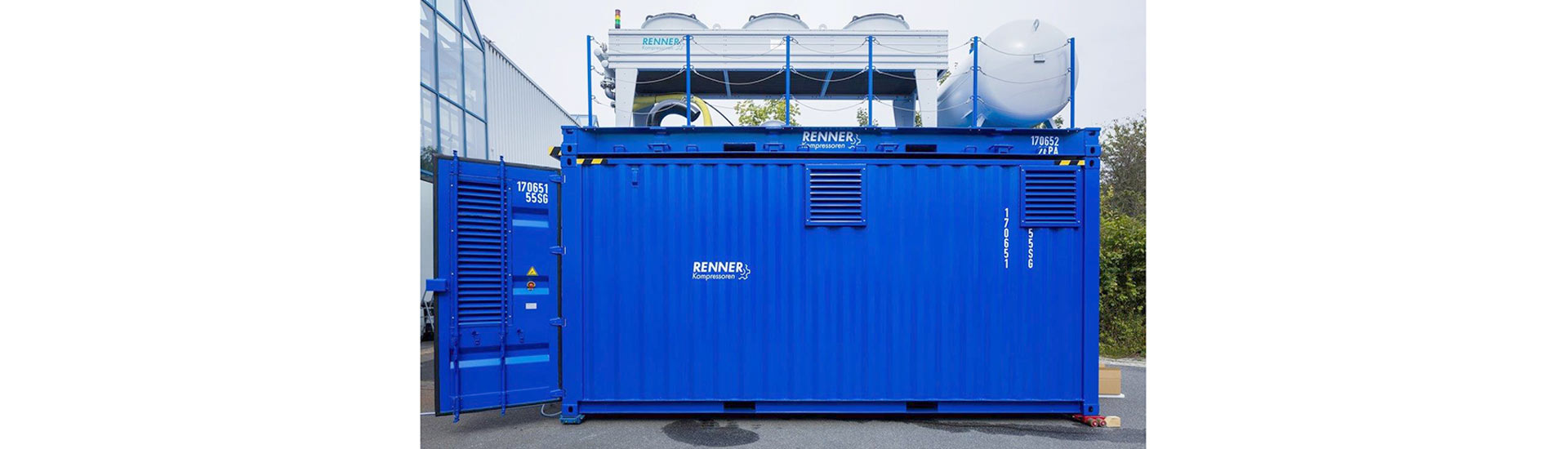 Used Big Renner Compressor from North East Pneumatics & Hydraulics